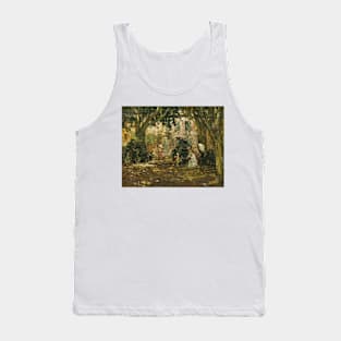 Women In A Garden by Adolphe Monticelli Tank Top